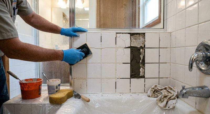 Bathroom Tile Repair in Conroe, TX