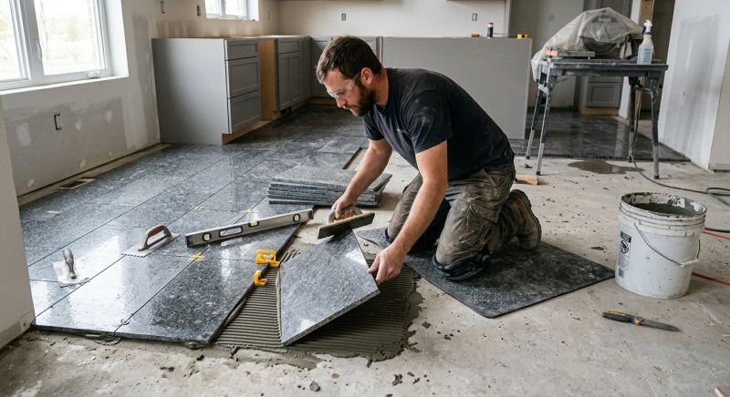Granite Tiles Installation in Olathe, KS