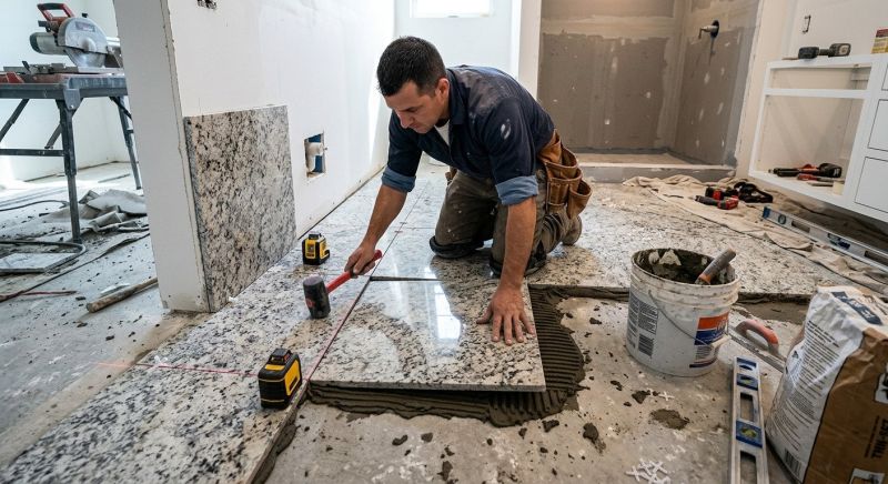 Granite Tiling in Alpharetta, GA