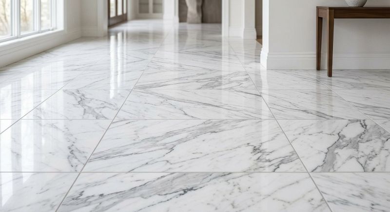 Marble Tile Floor Installation in Olathe, KS
