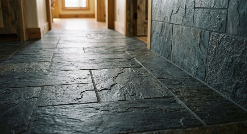 Slate Tile Floor Installation in Fredericksburg, VA