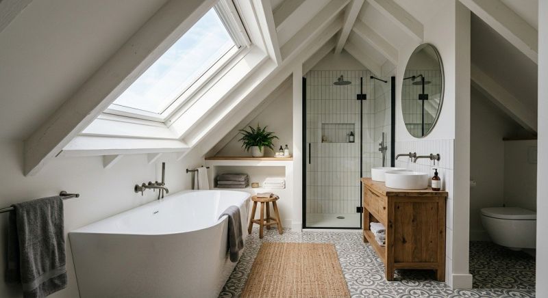 Attic Bathroom Remodeling in Stamford, CT