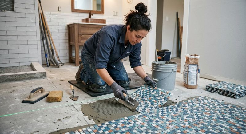 Bathroom Flooring Installation in Frederick, MD