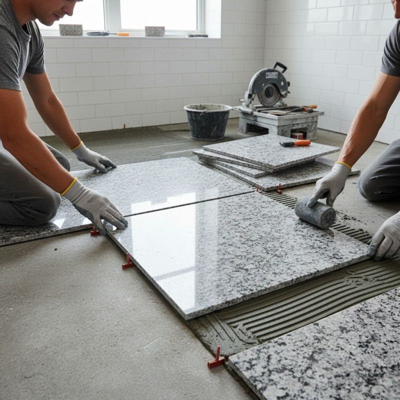 Granite Tile Installation in Overland Park, KS