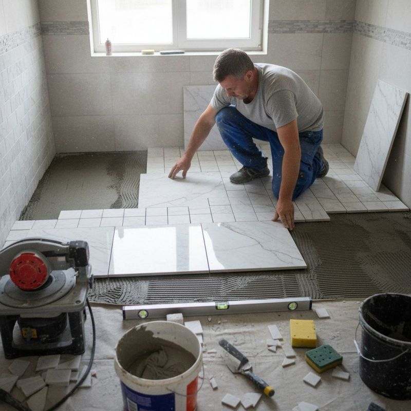 Marble Floor Replacement in Olathe, KS