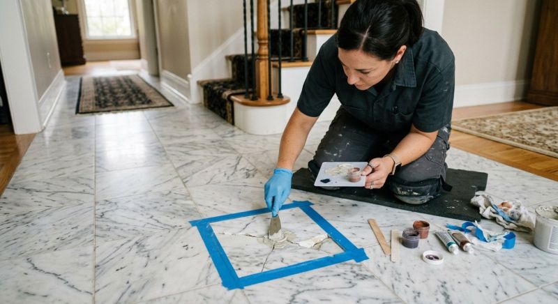 Marble Tile Repair in Alpharetta, GA
