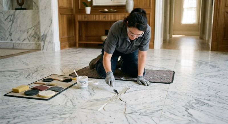 Marble Tile Repair in Kansas City, KS