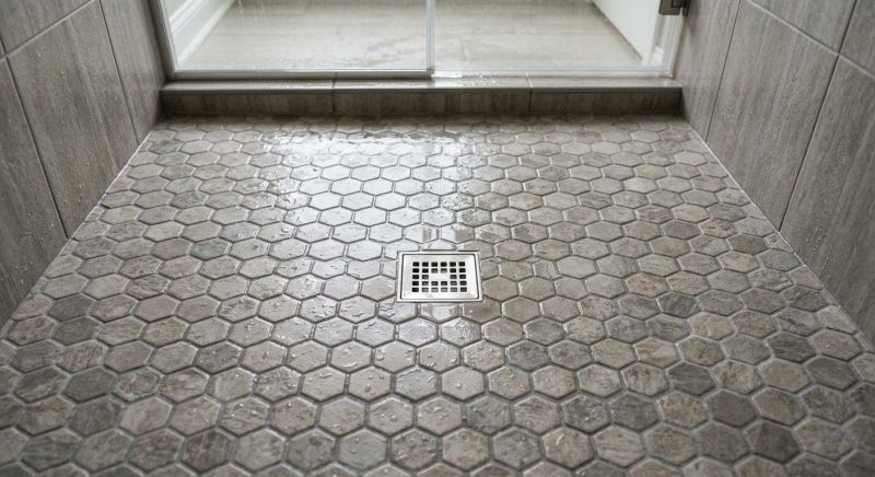 Shower Floor Tiling in Alpharetta, GA