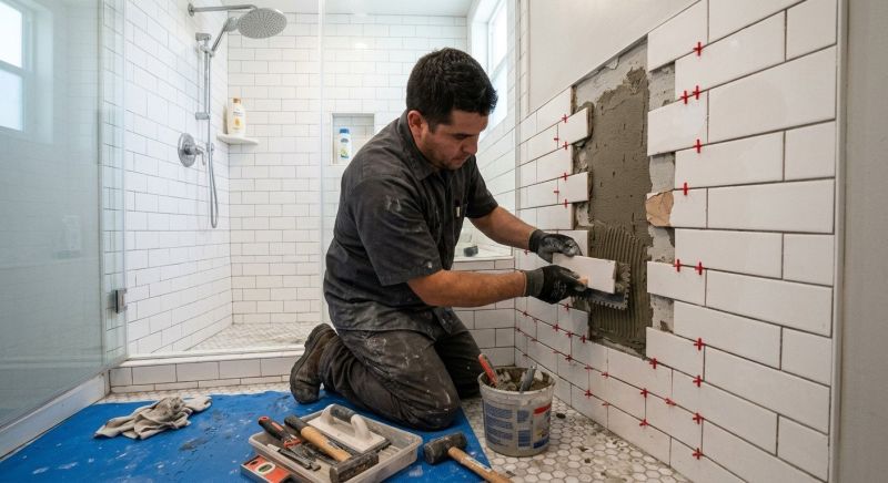 Shower Tile Waterproofing in Conroe, TX