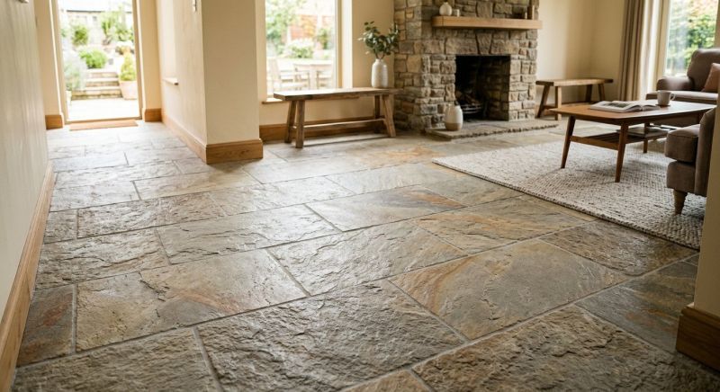 Stone Floor Installation in Kansas City, KS