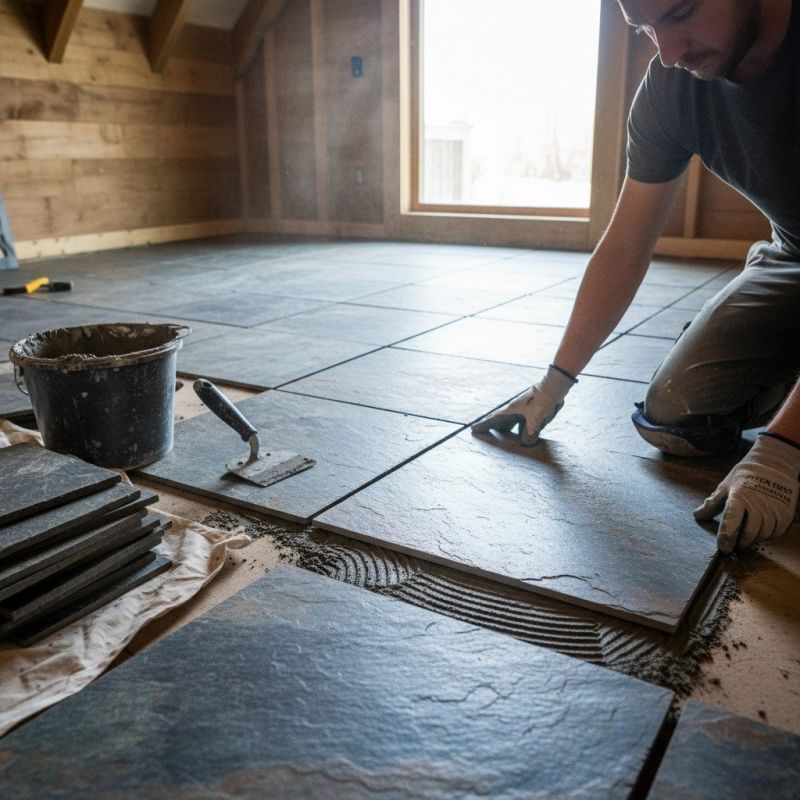 Stone Floor Installation in Wilmington, NC