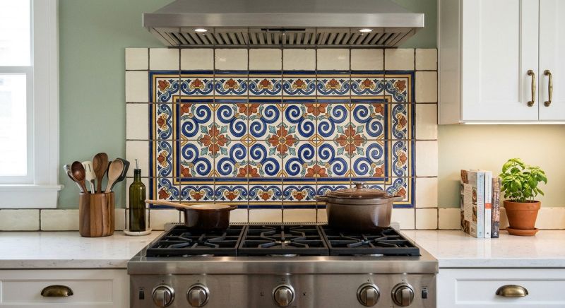 Stove Backsplash Installation in Wilmington, NC