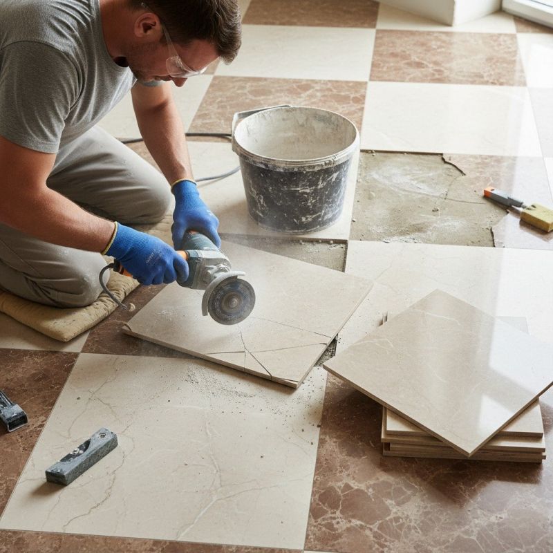 Terrazzo Tile Repair in Overland Park, KS