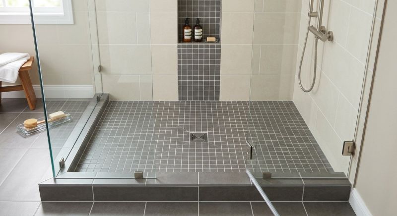 Tile Shower Pan Installation in Conroe, TX