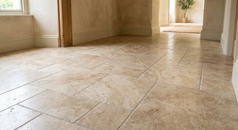 Travertine Floor Installation in Alexandria, VA